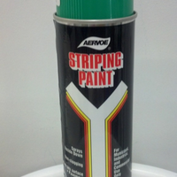 STRIPING PAINT SPRAY GREEN