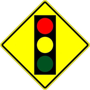 SIGNAL AHEAD HI 30X30 .080