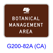 BOTANICAL MANAGEMENT AREA G200-82A(CA)