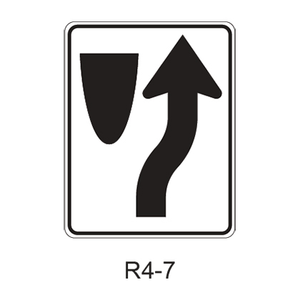 Keep Right [symbol] R4-7