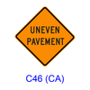 UNEVEN PAVEMENT C46(CA)