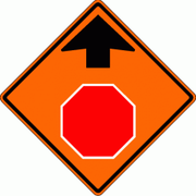 STOP AHEAD SYMBOL W3-1