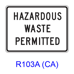 HAZARDOUS WASTE PERMITTED