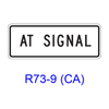 AT SIGNAL R73-9(CA)