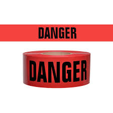 DANGER TAPE 3"X1000' 3MIL