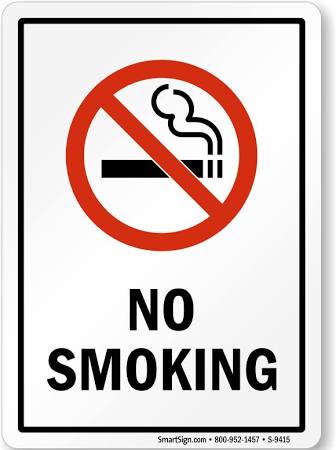 NO SMOKING